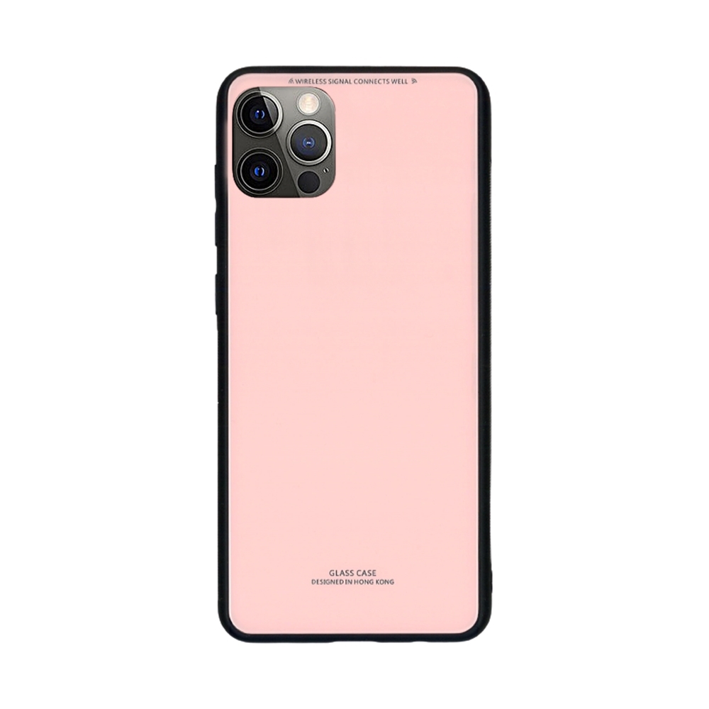 iPhone 12 Pro Max Telefontok - Forcell pink üveg hátlaptok