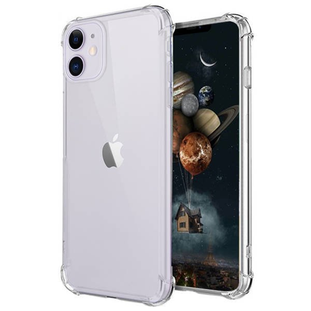 iPhone 12 Telefontok - Ütésálló átlátszó tok