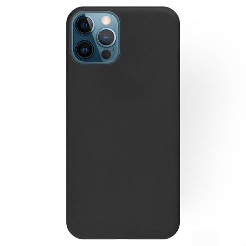 iPhone 12 Pro Telefontok - fekete szilikon tok