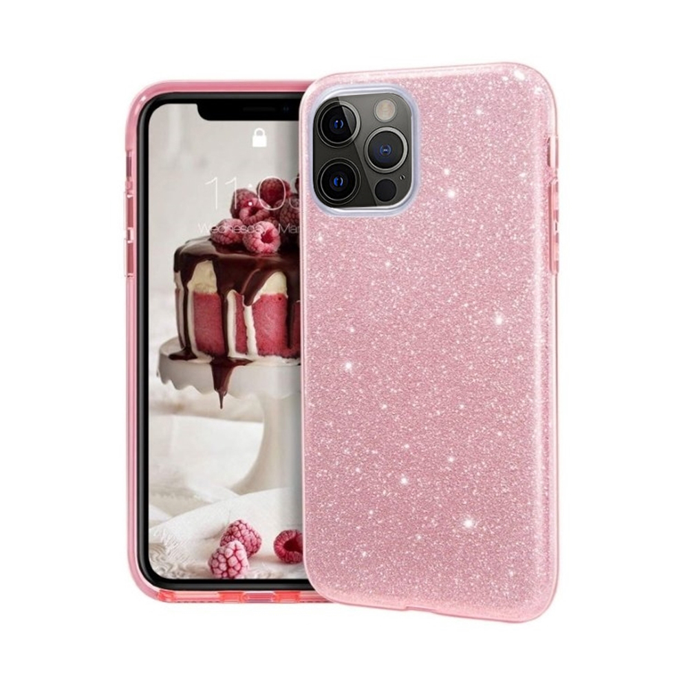 iPhone 12 Pro Telefontok - Pink Shiny tok