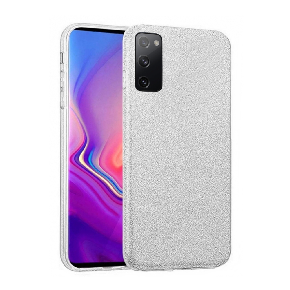 Samsung Galaxy S20 FE Telefontok - Ezüst Shiny tok