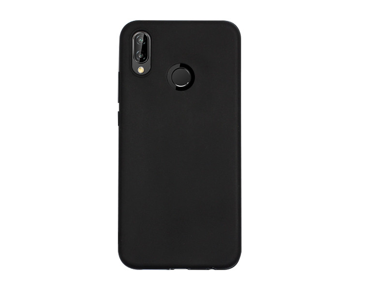 Huawei P20 Lite Telefontok - fekete szilikon telefon tok