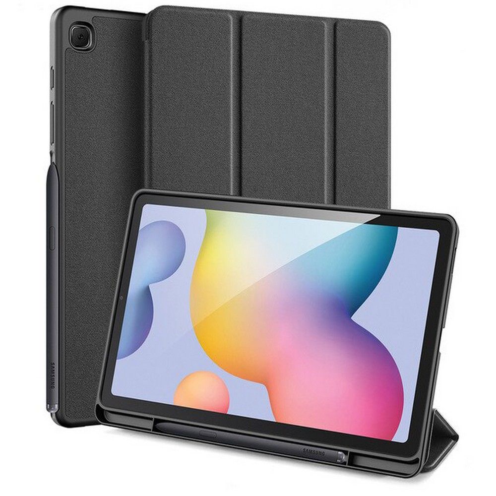 Samsung Galaxy Tab S6 Lite 2020 /2022 Tablettok (SM-P610, SM-P615, SM-P613, SM-P619) - DUXDUCIS DOMO fekete smart case tablet tok