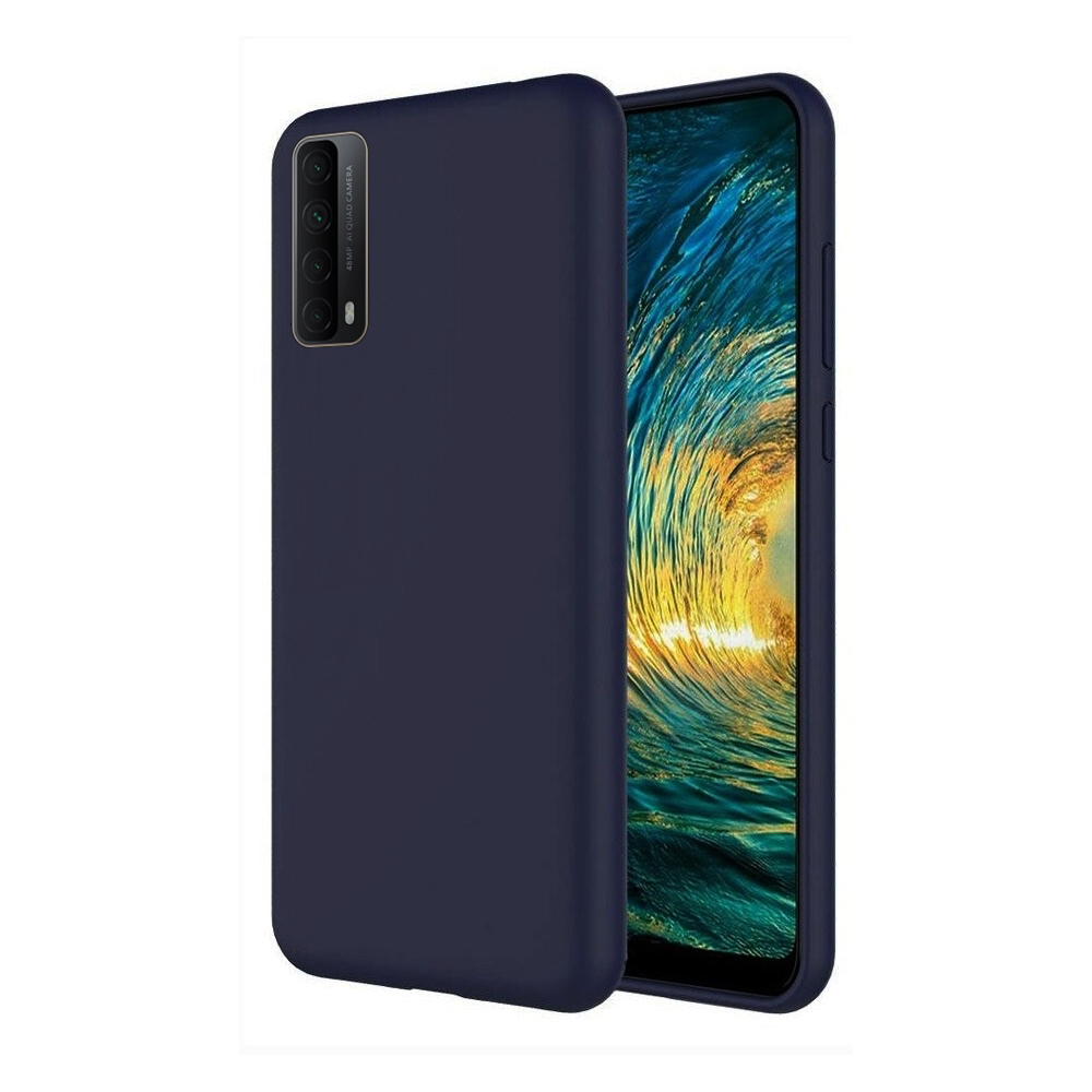 Huawei P smart 2021 Telefontok - kék szilikon tok