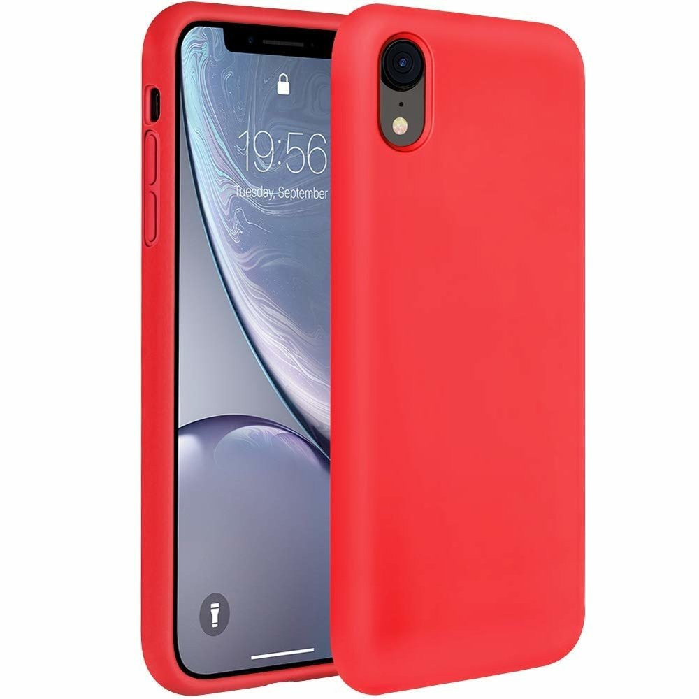 iPhone XR Telefontok - piros szilikon tok