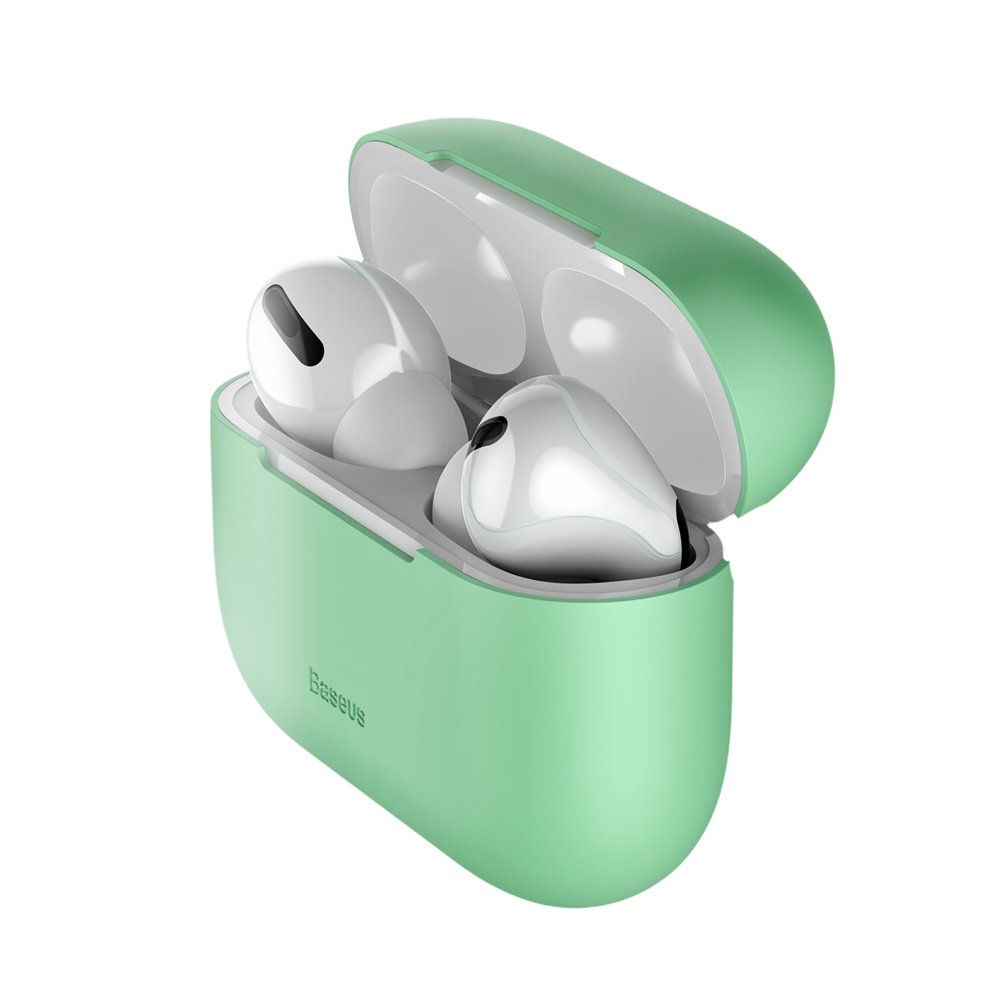 Ultravékony zöld szilikongél AirPods PRO tartó - AirPods Pro 1: Baseus
