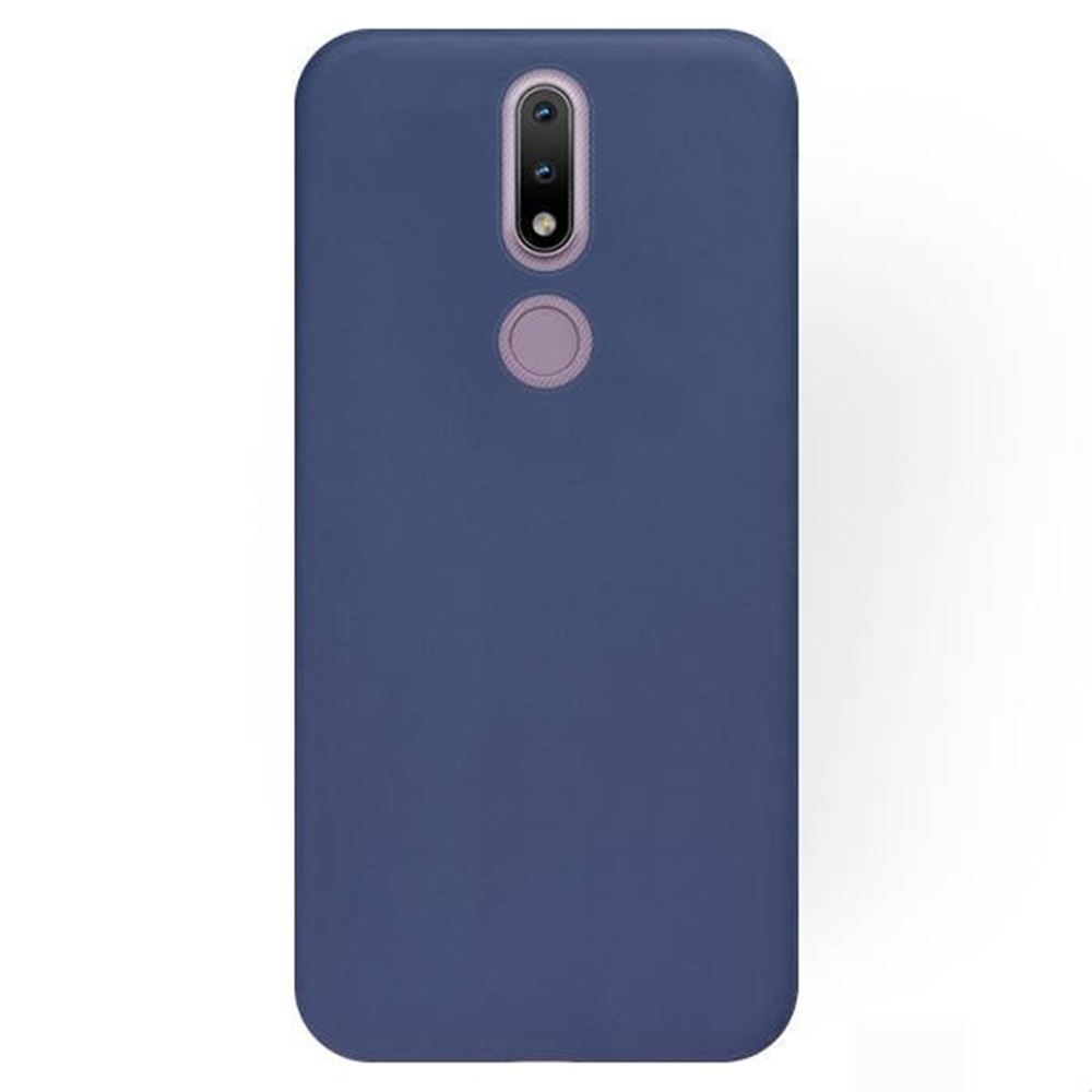 Nokia 2.4 Telefontok - sötétkék szilikon tok