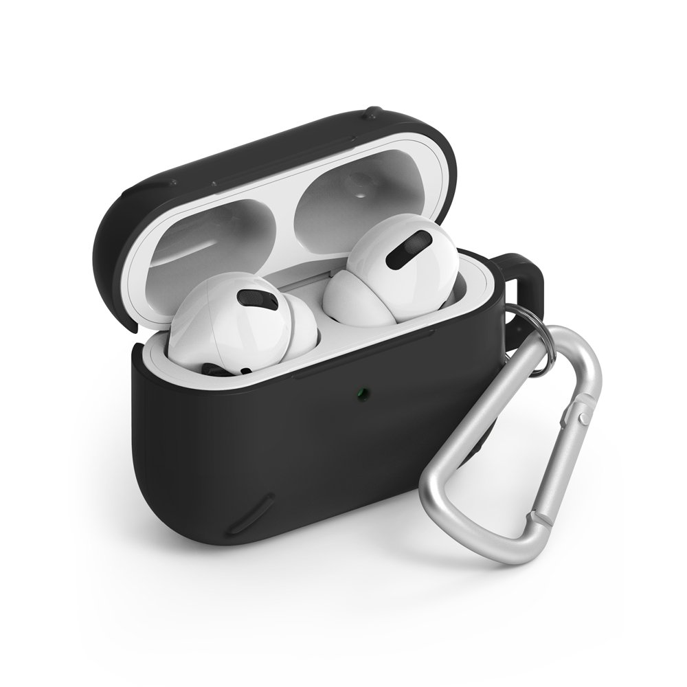Airpods Pro: Ringke - AirPods PRO tartó - fekete műanyag