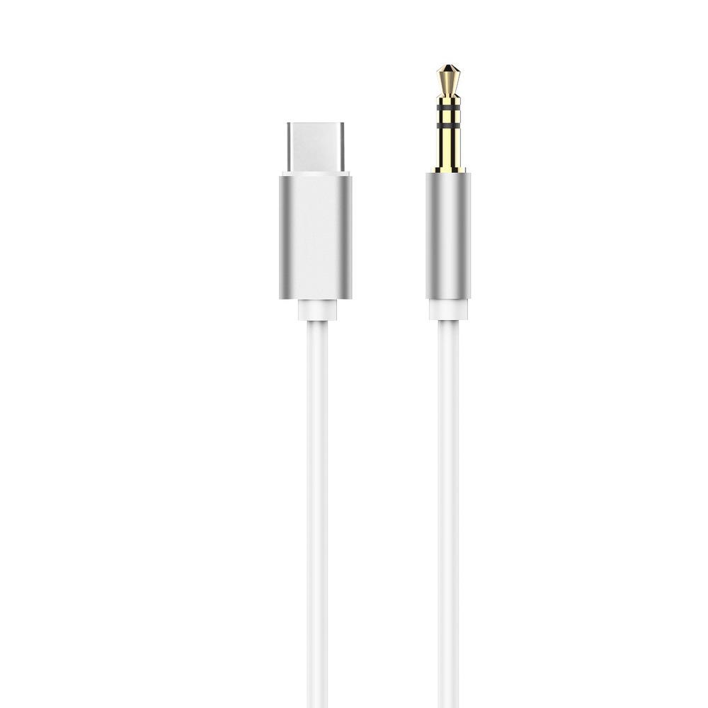 Type-C - Jack (3,5mm) adapter fehér, 1m