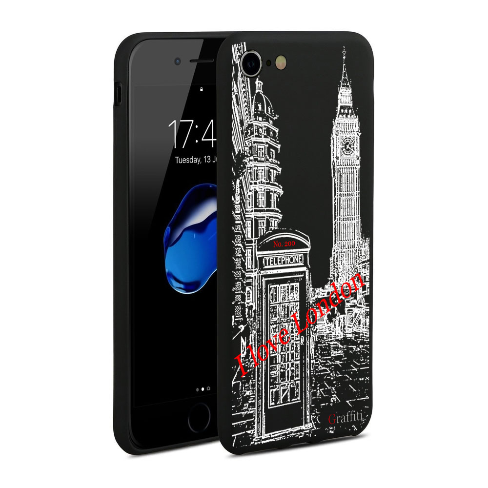 iPhone 7 Telefontok - Graffiti No.200 mintás szilikon tok