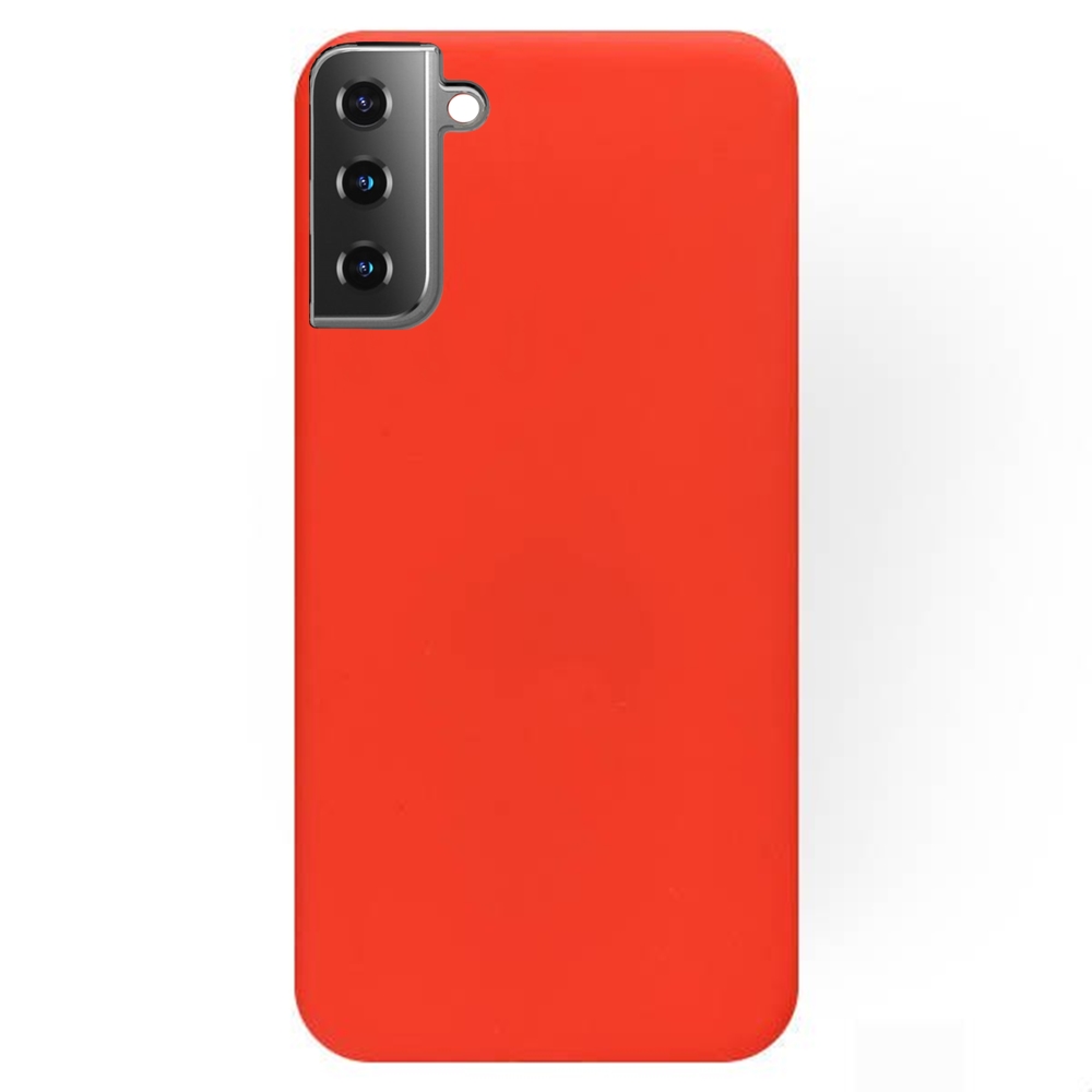 Samsung Galaxy S21+ (S21 Plus) Telefontok - piros szilikon tok