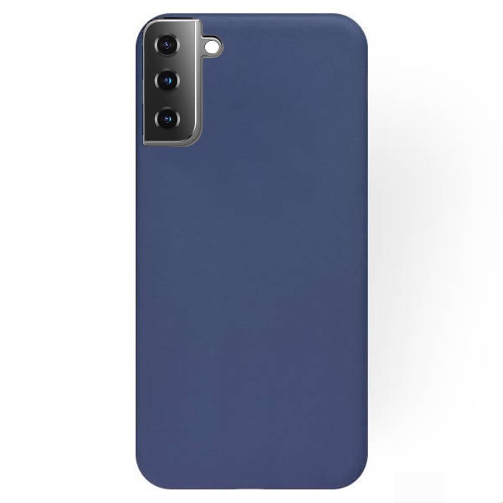 Samsung Galaxy S21+ (S21 Plus) Telefontok - sötétkék szilikon tok