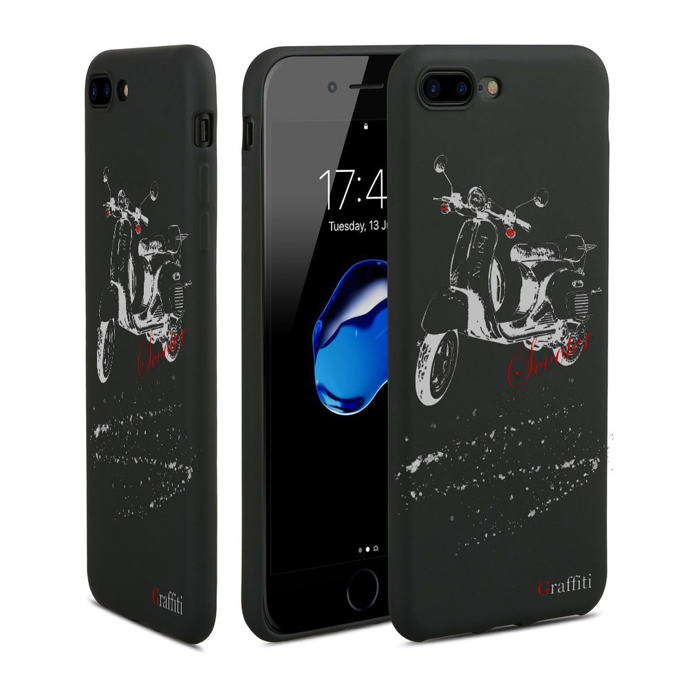 iPhone 8 Plus Telefontok - Graffiti No.184 mintás szilikon tok