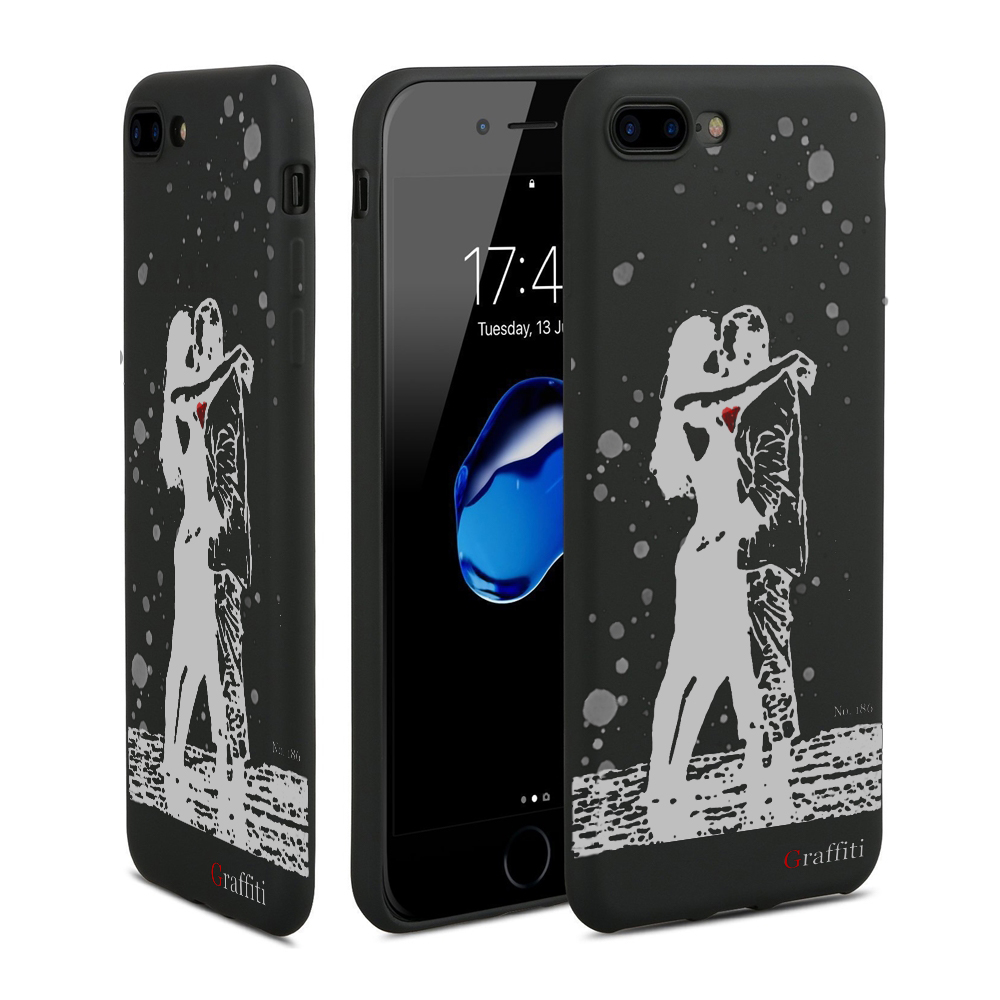 iPhone 8 Plus Telefontok - Graffiti No.186 mintás szilikon tok