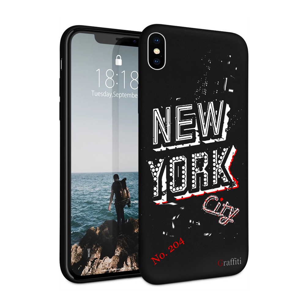 iPhone X Telefontok - Graffiti No.204 mintás szilikon tok