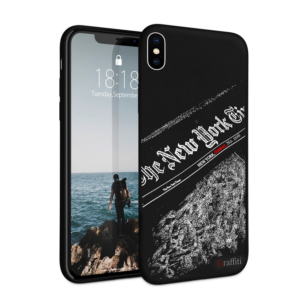 iPhone X Telefontok - Graffiti No.206 mintás szilikon tok