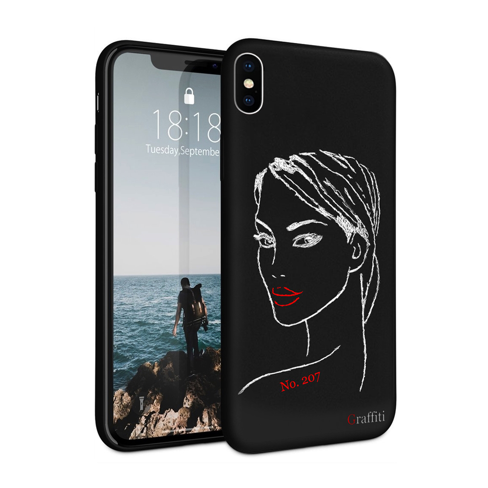 iPhone X Telefontok - Graffiti No.207 mintás szilikon tok