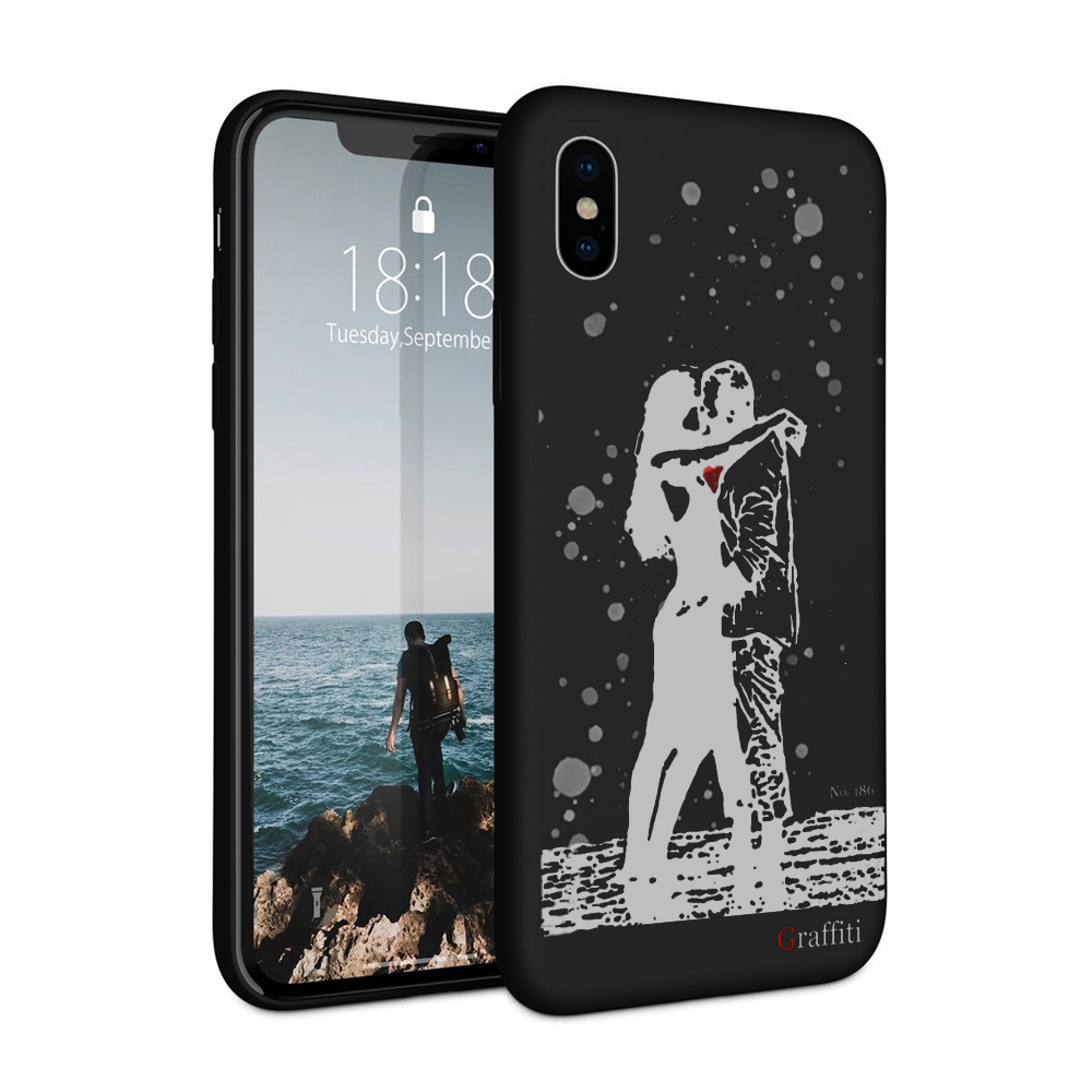 iPhone Xs Telefontok - Graffiti No.186 mintás szilikon tok
