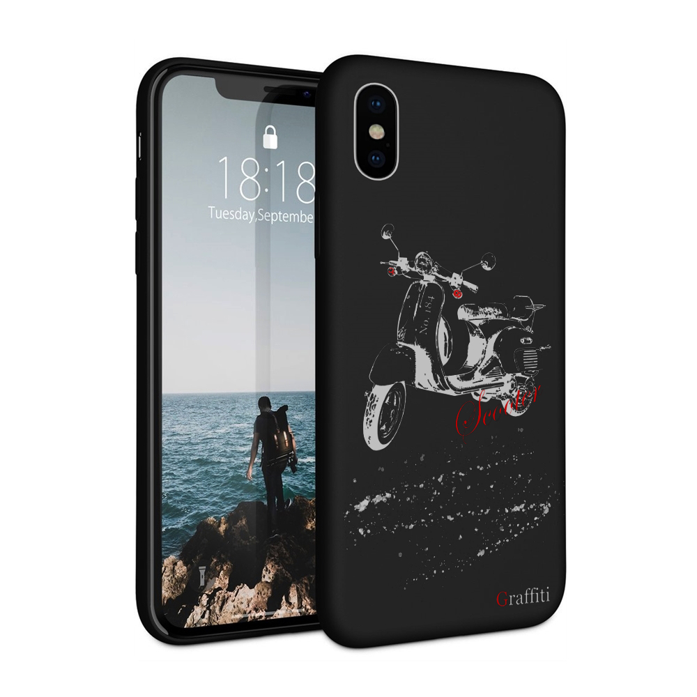 iPhone XS Max Telefontok - Graffiti No.184 mintás szilikon tok