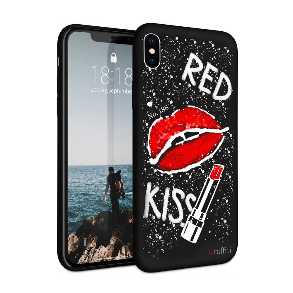 iPhone XS Max Telefontok - Graffiti No.188 mintás szilikon tok