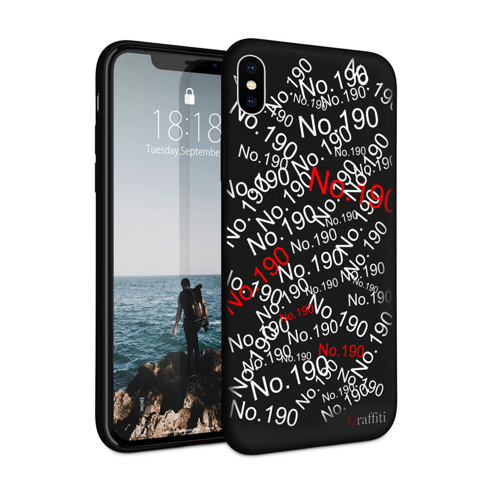 iPhone XS Max Telefontok - Graffiti No.190 mintás szilikon tok