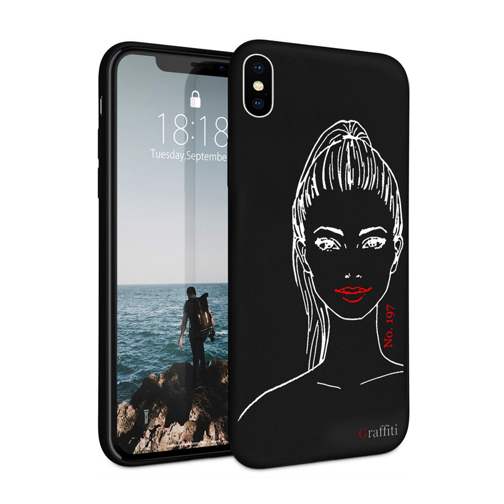 iPhone XS Max Telefontok - Graffiti No.197 mintás szilikon tok