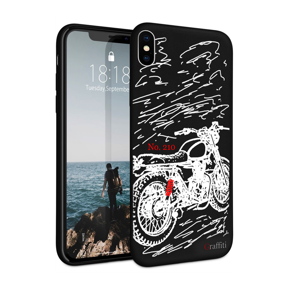 iPhone XS Max Telefontok - Graffiti No.210 mintás szilikon tok