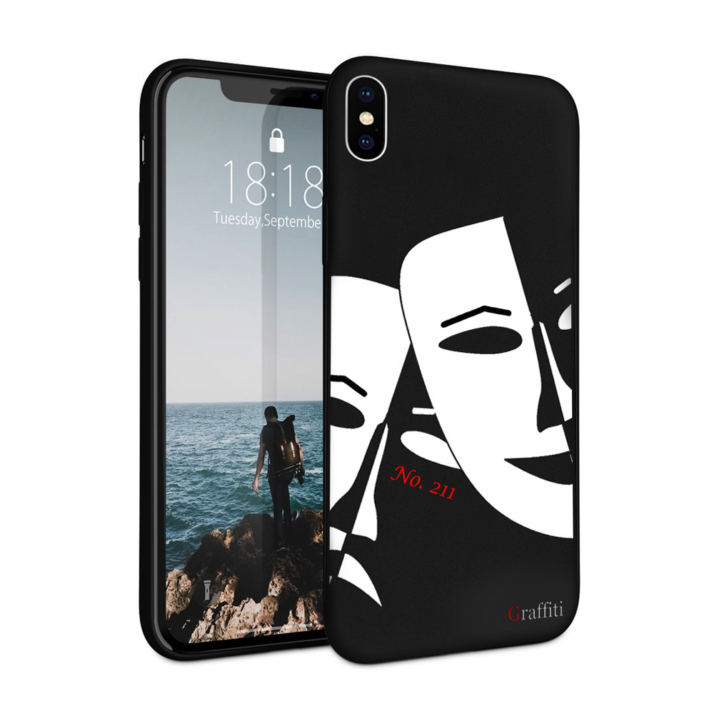 iPhone XS Max Telefontok - Graffiti No.211 mintás szilikon tok