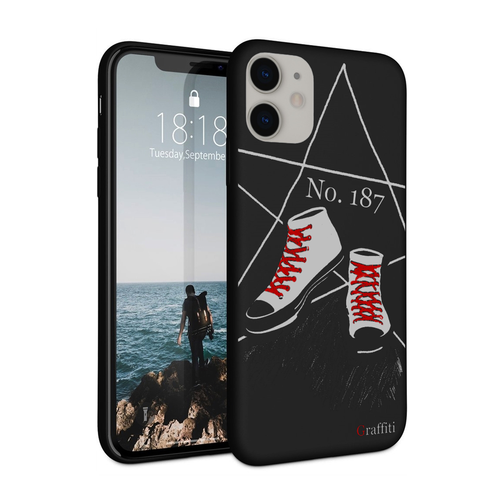 iPhone 11 Telefontok - Graffiti No.187 mintás szilikon tok