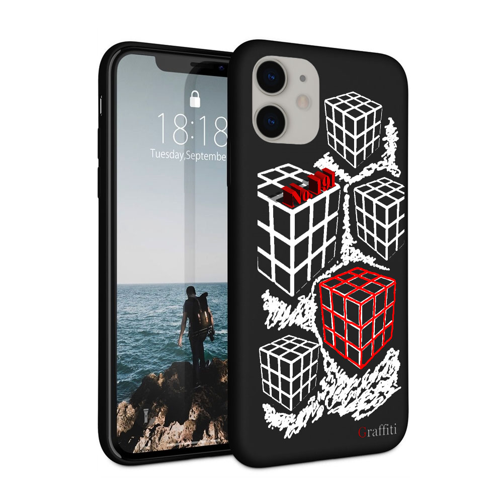 iPhone 11 Telefontok - Graffiti No.191 mintás szilikon tok