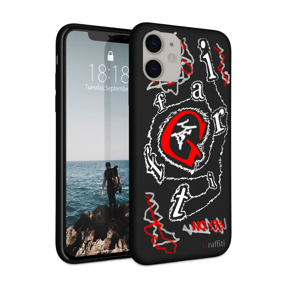 iPhone 11 Telefontok - Graffiti No.193 mintás szilikon tok