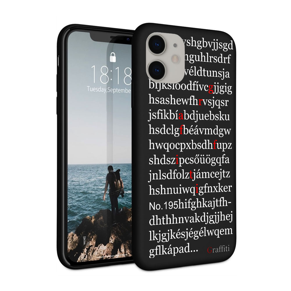 iPhone 11 Telefontok - Graffiti No.195 mintás szilikon tok