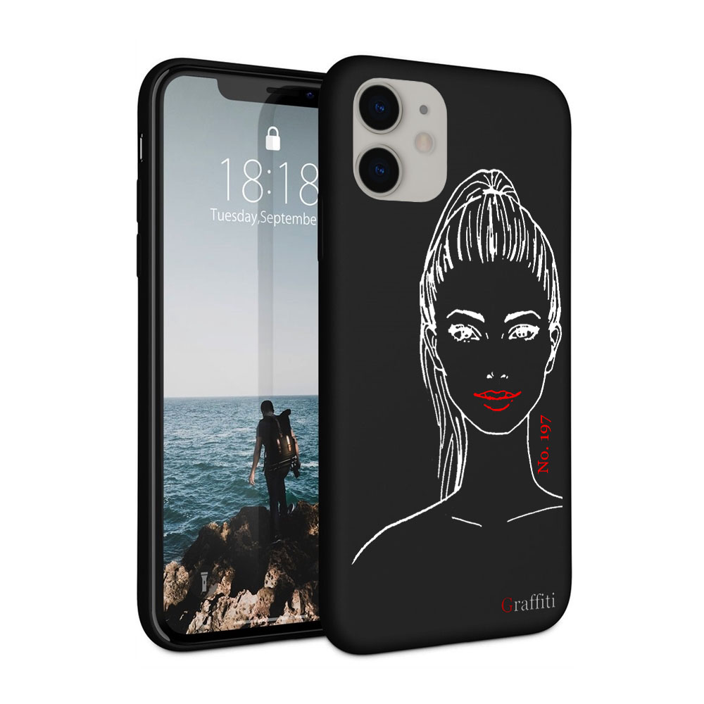 iPhone 11 Telefontok - Graffiti No.197 mintás szilikon tok