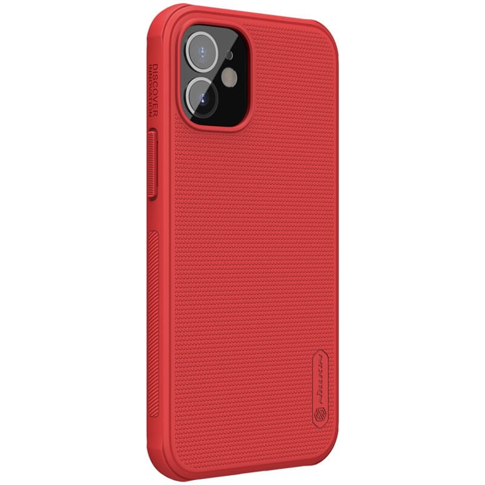 iPhone 12 mini Telefontok - Nillkin Super Frosted piros tok