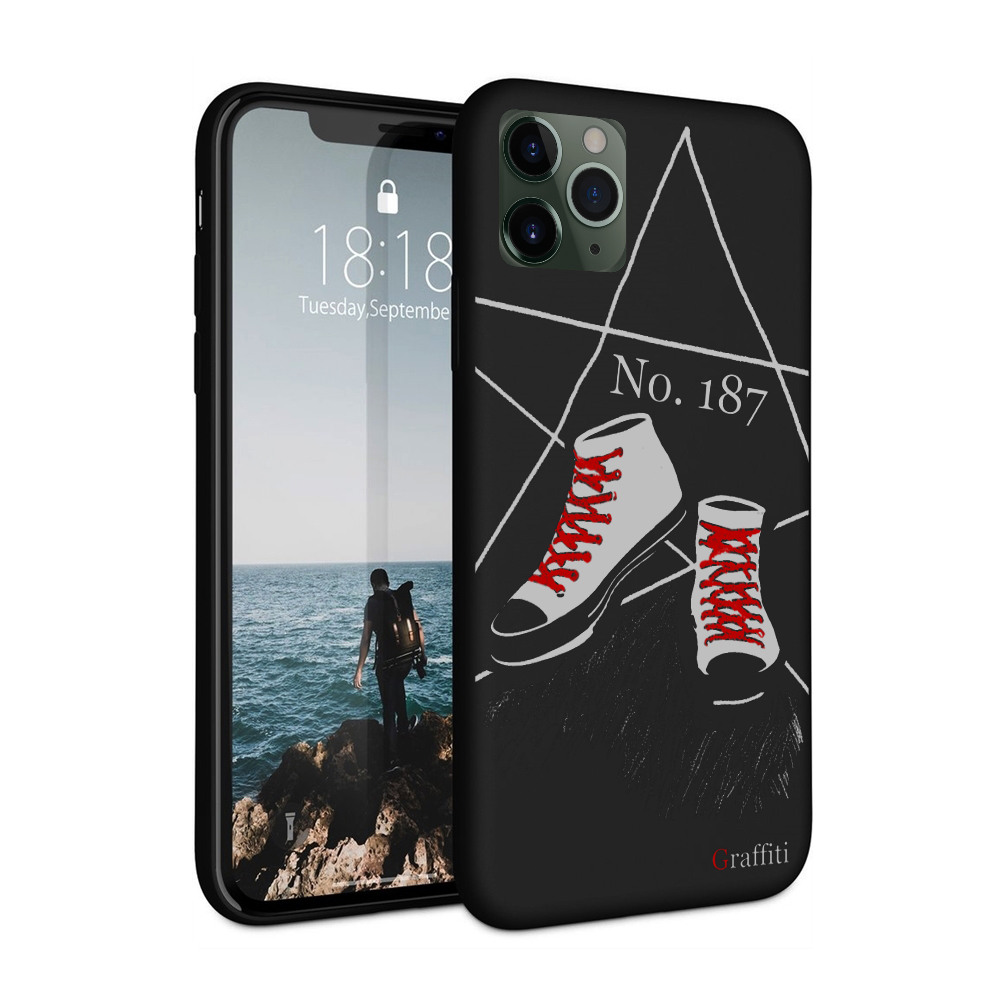 iPhone 11 Pro Telefontok - Graffiti No.187 mintás szilikon tok