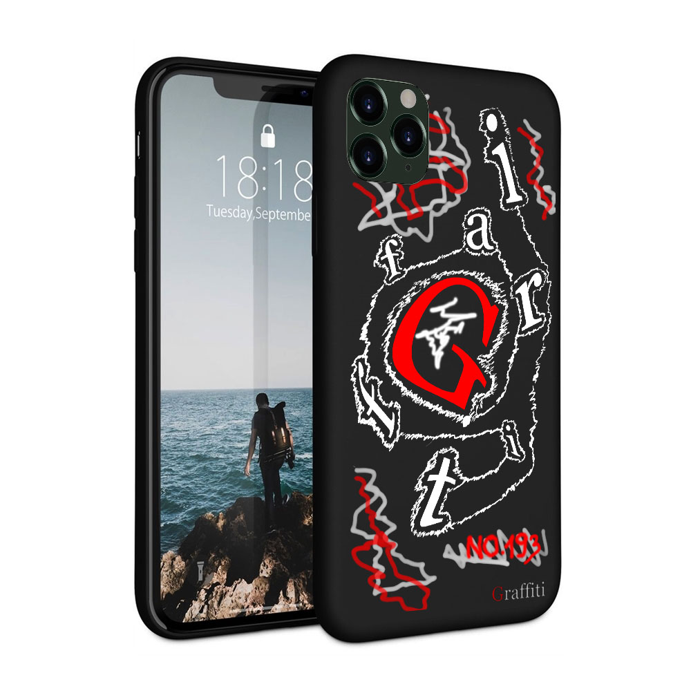 iPhone 11 Pro Max Telefontok - Graffiti No.193 mintás szilikon tok