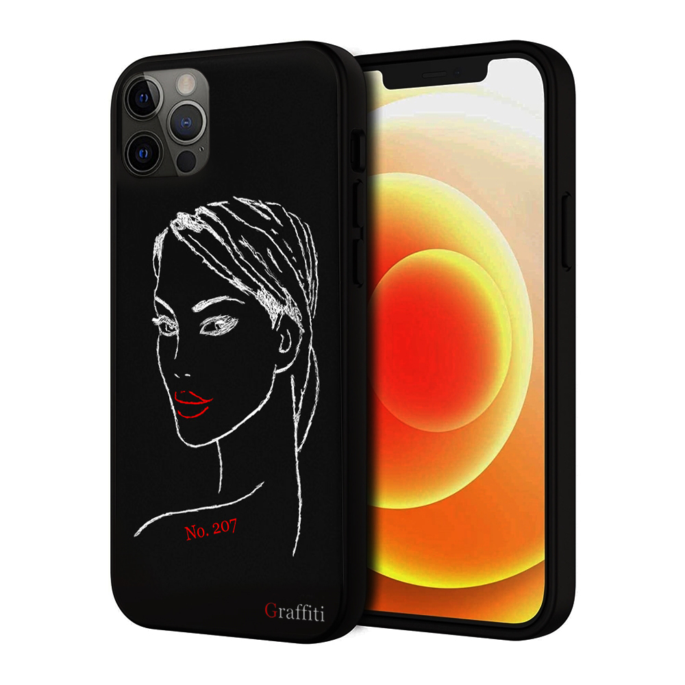 iPhone 12 Pro Max Telefontok - Graffiti No.207 mintás szilikon tok
