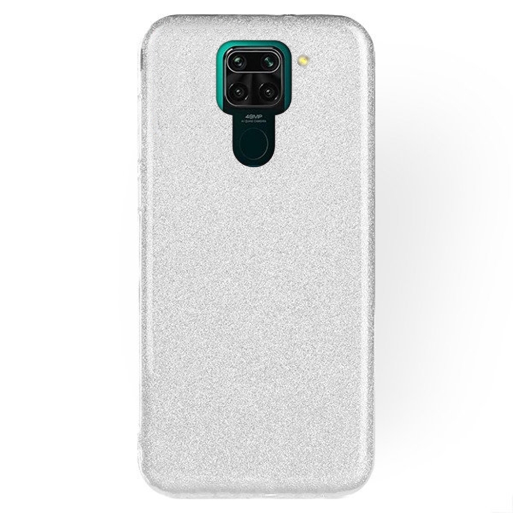 Xiaomi Redmi Note 9 / Xiaomi Redmi 10X 4G Telefontok - Ezüst Shiny tok