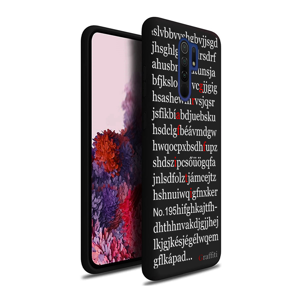 Xiaomi Redmi 9 Telefontok - Graffiti No.195 mintás szilikon tok