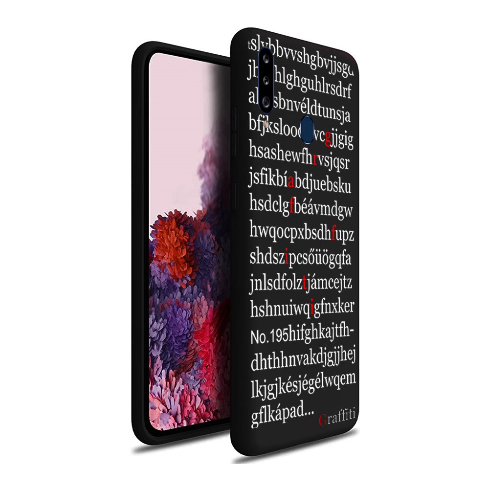 Samsung Galaxy A20s Telefontok - Graffiti No.195 mintás szilikon tok