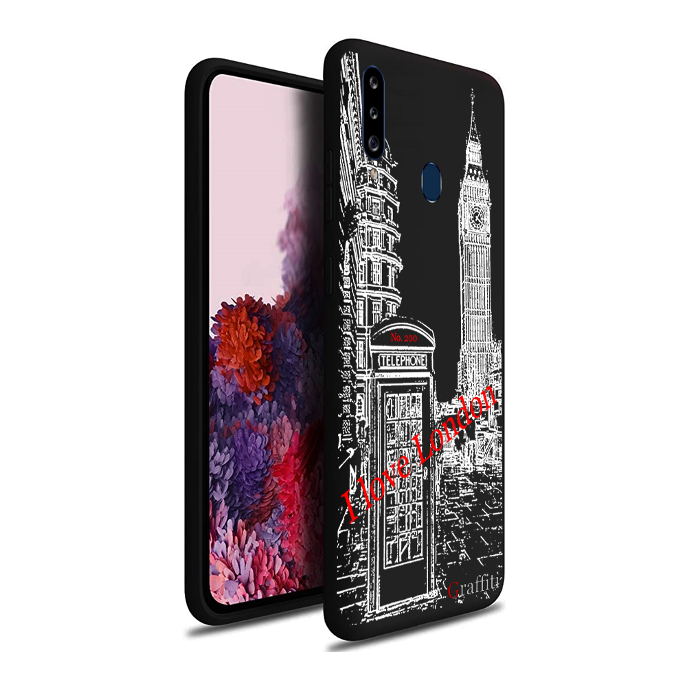Samsung Galaxy A20s Telefontok - Graffiti No.200 mintás szilikon tok