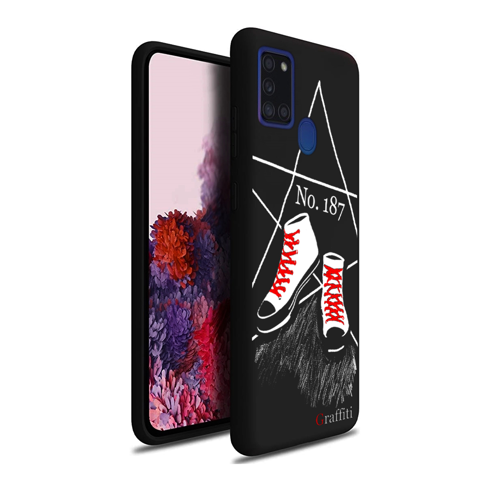 Samsung Galaxy A21s Telefontok - Graffiti No.187 mintás szilikon tok