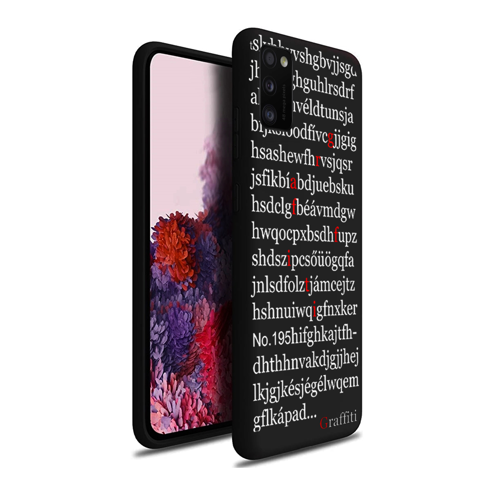 Samsung Galaxy A41 Telefontok - Graffiti No.195 mintás szilikon tok