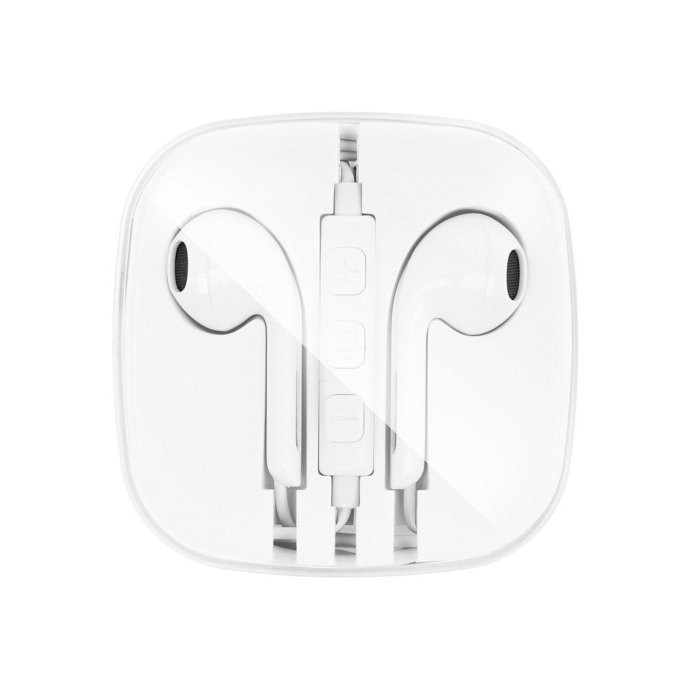 Headset: HFFL - stereo fehér headset - Lightning-iPhone csatlakozóval