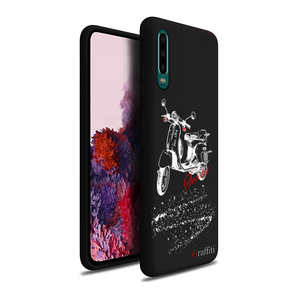 Huawei P30 Telefontok - Graffiti No.184 mintás szilikon tok