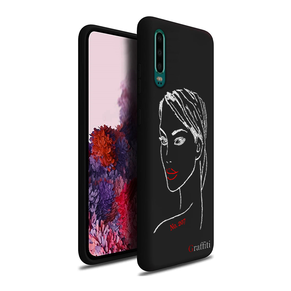 Huawei P30 Telefontok - Graffiti No.207 mintás szilikon tok