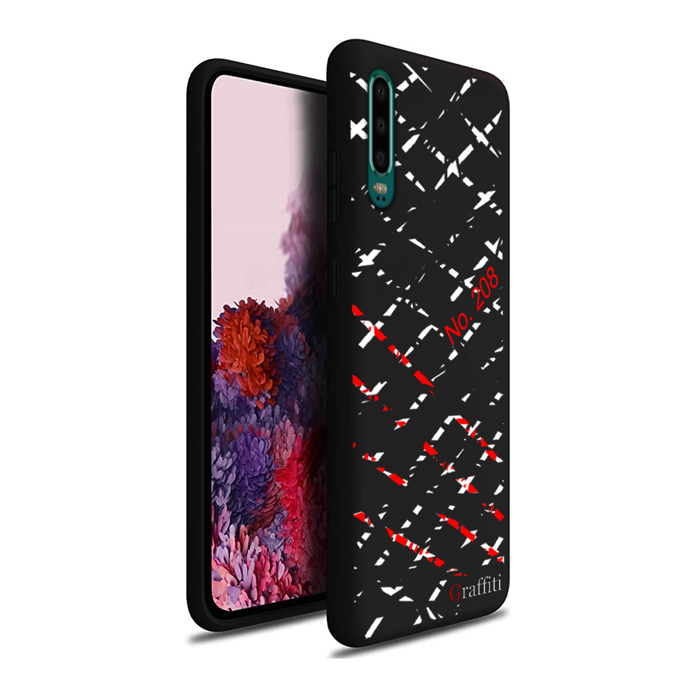 Huawei P30 Telefontok - Graffiti No.208 mintás szilikon tok