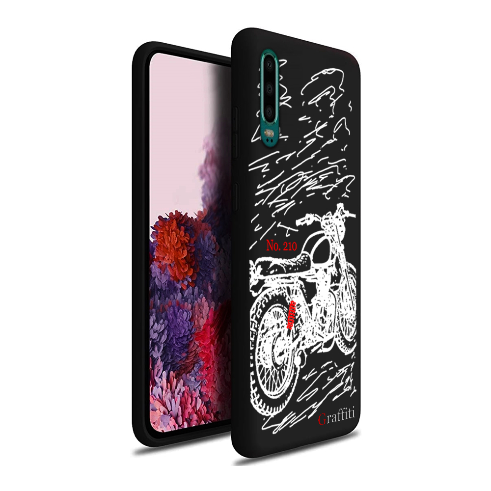Huawei P30 Telefontok - Graffiti No.210 mintás szilikon tok