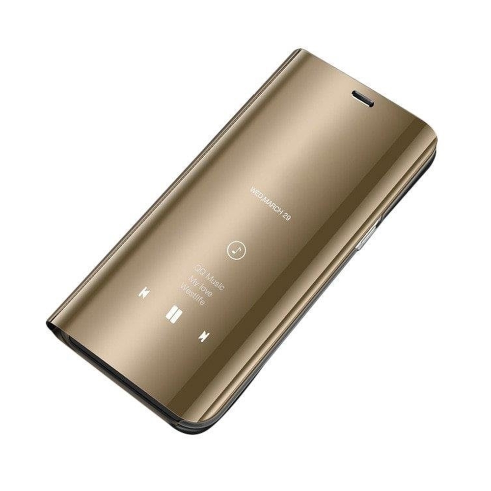 Samsung Galaxy A72 / A72 5G Telefontok - Arany Clear View Tok