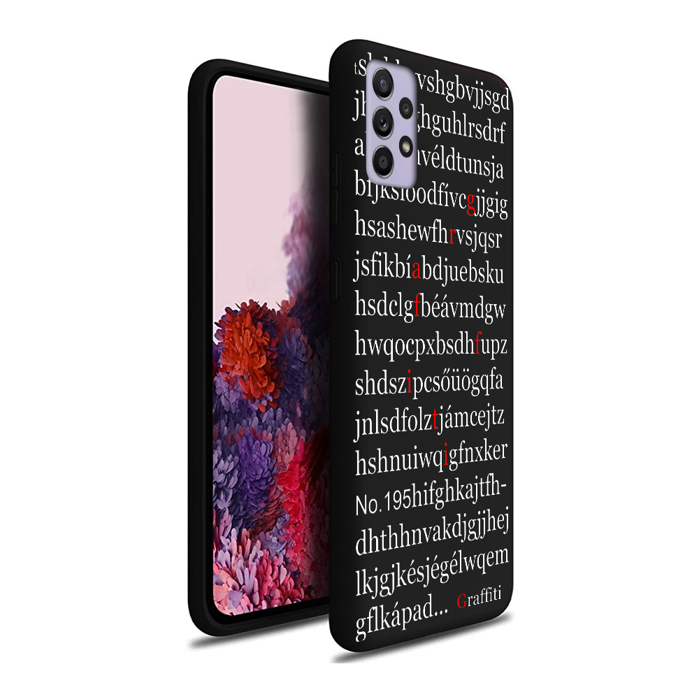 Samsung Galaxy A72 / A72 5G Telefontok - Graffiti No.195 mintás szilikon tok